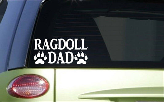 Ragdoll Dad Vinyl Decal – 8 Inch