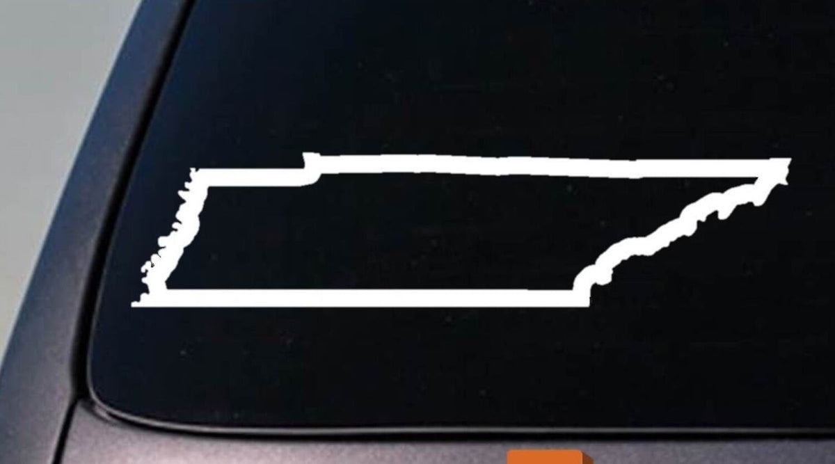 Tennessee State Vinyl Decal – 6 Inch