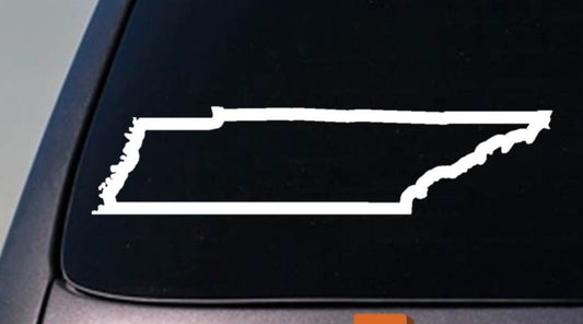 Tennessee State Vinyl Decal – 6 Inch