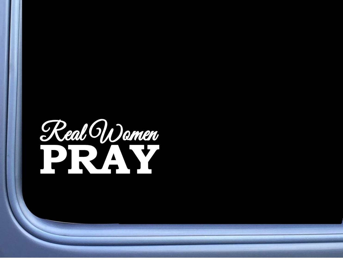 Real Women Pray Vinyl Decal – 8 Inch