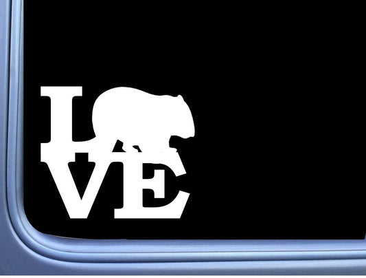 Wombat Love Vinyl Decal – 6 Inch