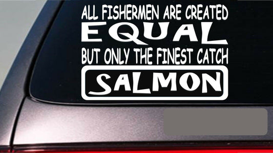 Salmon All People Equal Vinyl Decal – 6 Inch