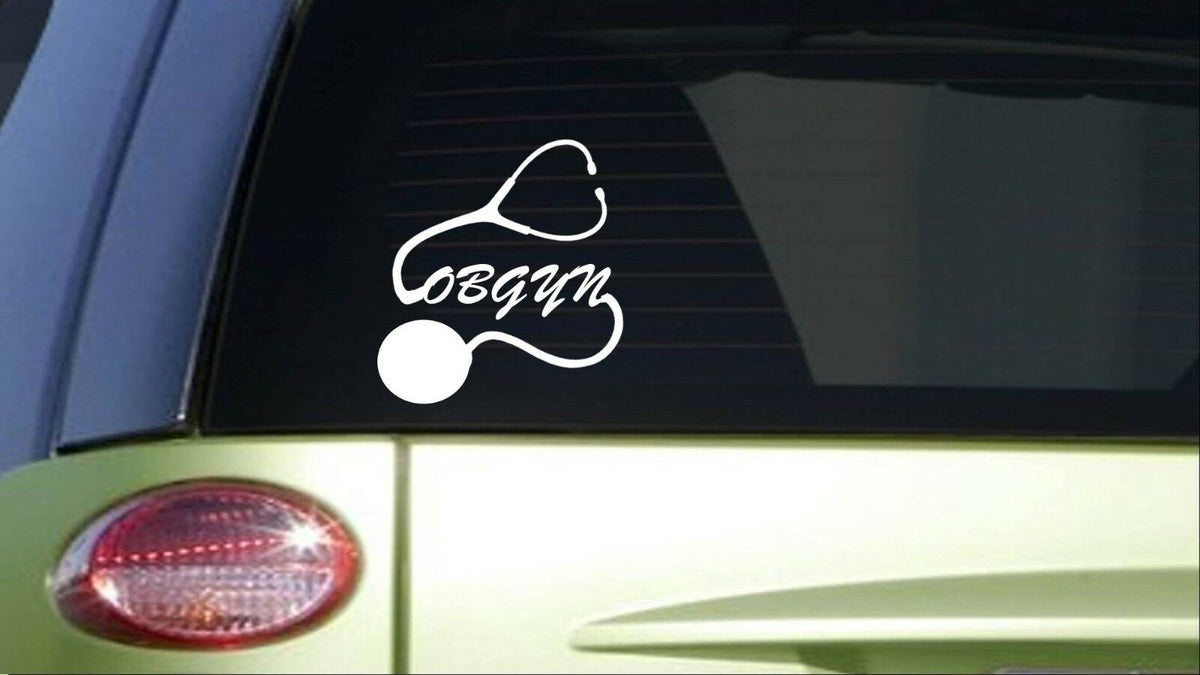 Obgyn Vinyl Decal – 8 Inch