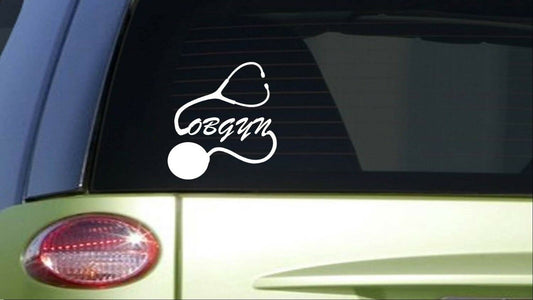 Obgyn Vinyl Decal – 8 Inch