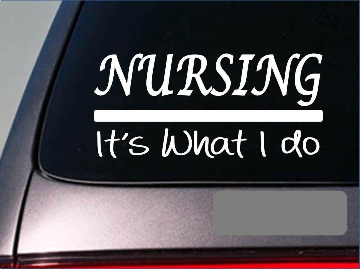 Nursing Vinyl Decal