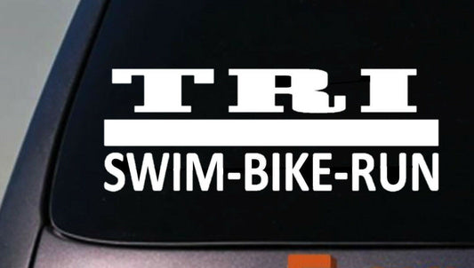 Tri Vinyl Decal – 6 Inch