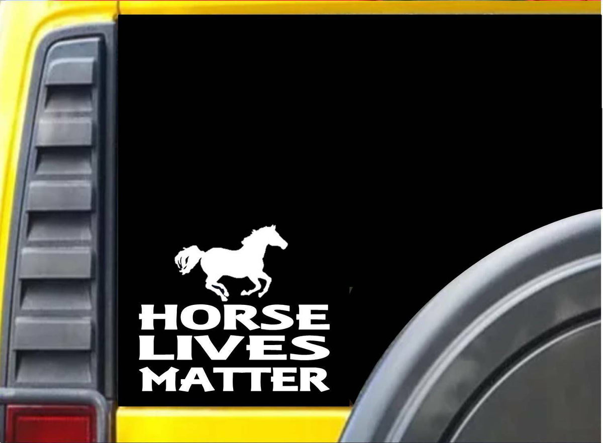 Horse Lives Matter Vinyl Decal – 6 Inch