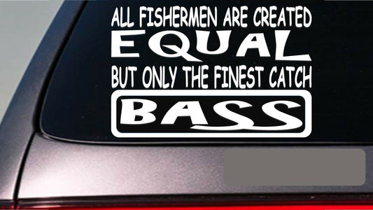 Bass All People Equal Vinyl Decal – 6 Inch