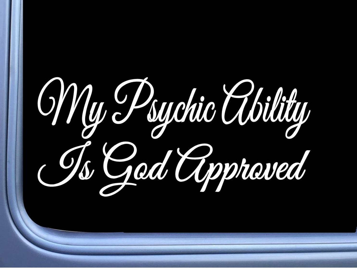 Psychic Ability Vinyl Decal – 8 Inch
