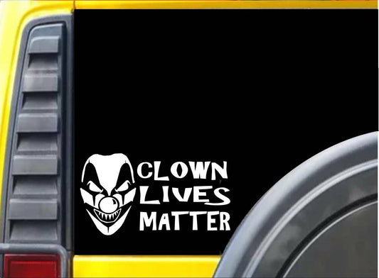 Clown Lives Matter Vinyl Decal – 8 Inch