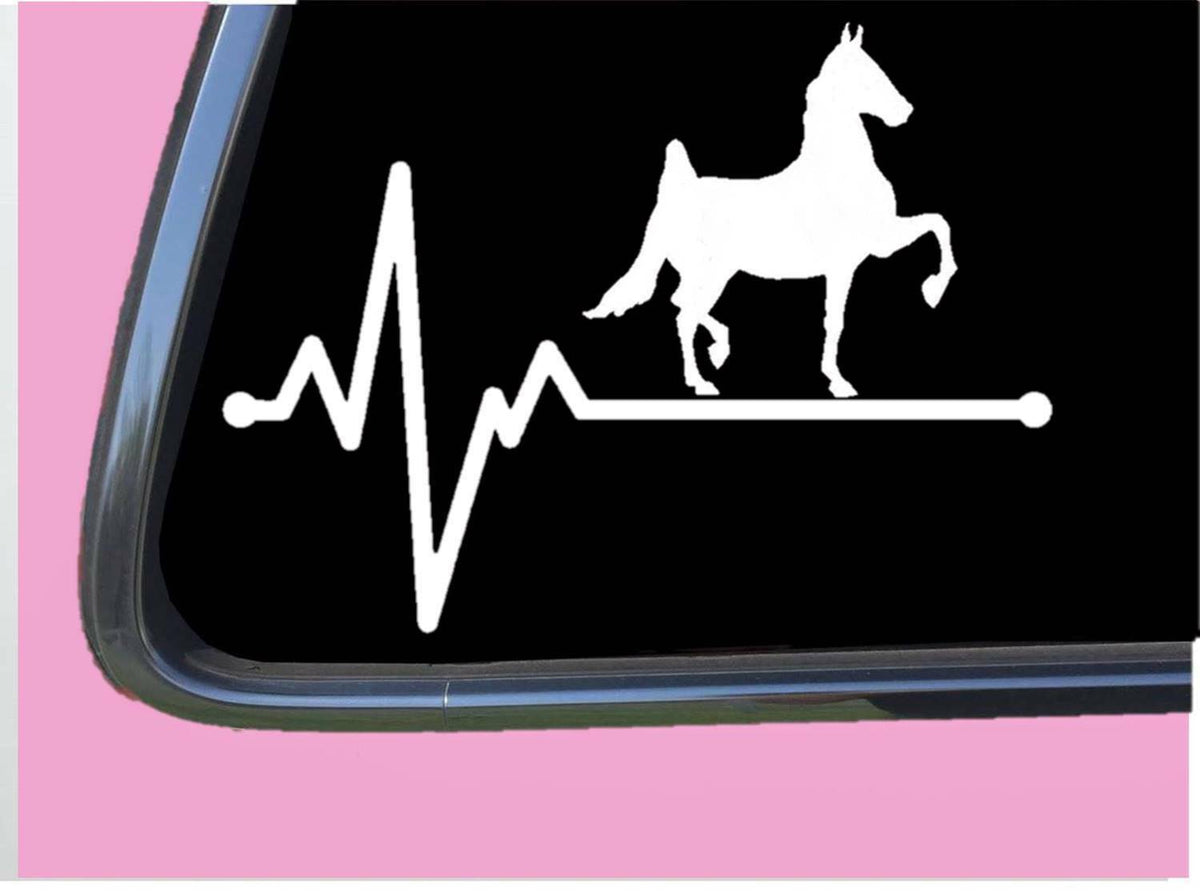 American Saddlebred Horse Lifeline Vinyl Decal – 8 Inch