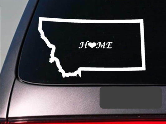 Montana Home Vinyl Decal – 6 Inch