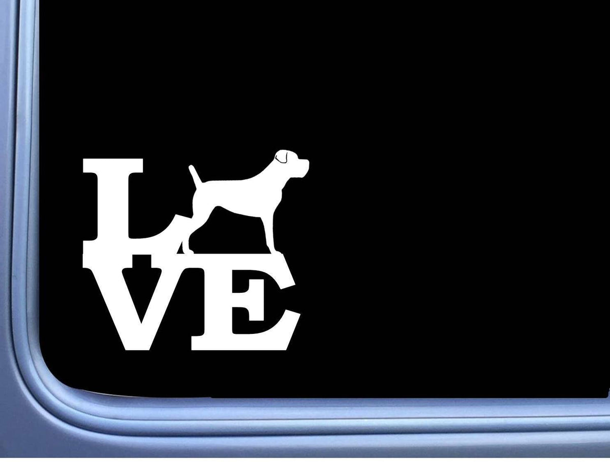 Cane Corso Love Uncropped Dog Vinyl Decal – 6 Inch