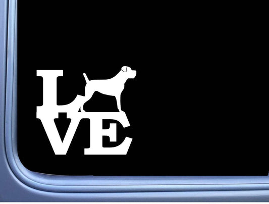 Cane Corso Love Uncropped Dog Vinyl Decal – 6 Inch