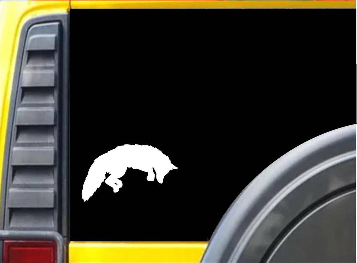 Fox Jumping Vinyl Decal – 6 Inch
