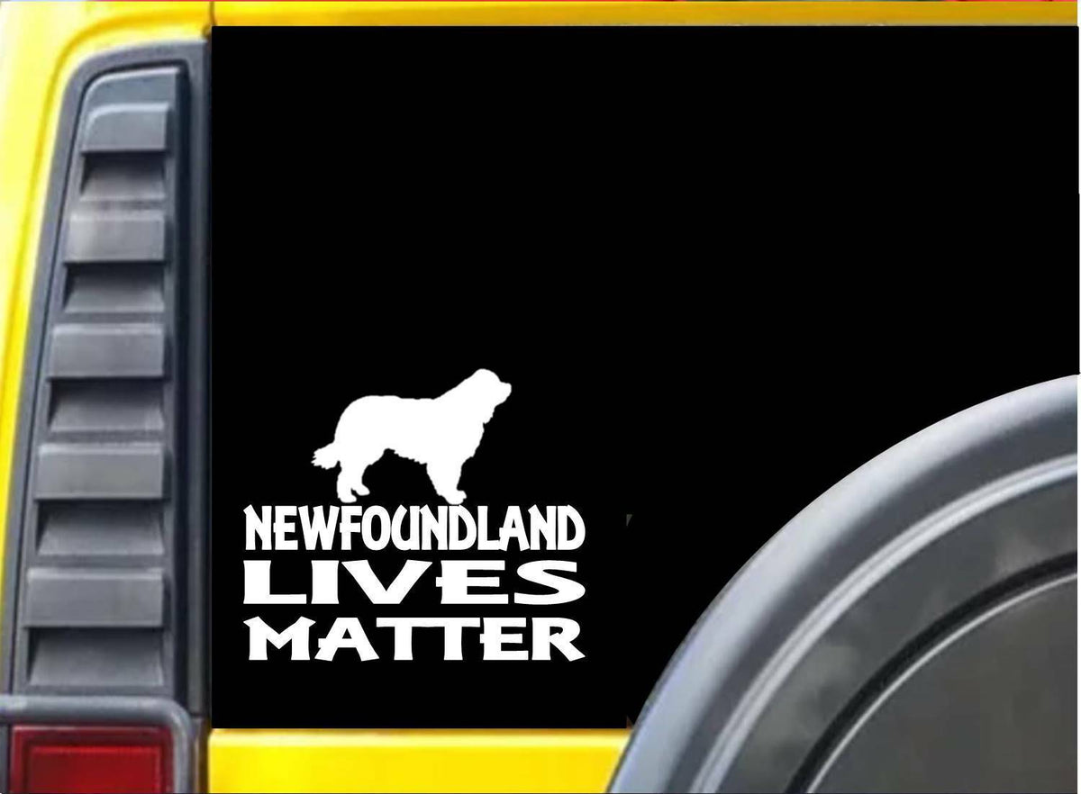 Newfoundland Lives Matter Vinyl Decal – 6 Inch