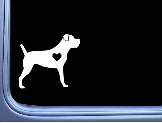 Cane Corso Lil Heart Uncropped Dog Vinyl Decal – 6 Inch