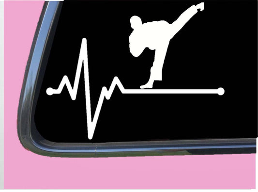 Karate Lifeline Vinyl Decal – 8 Inch