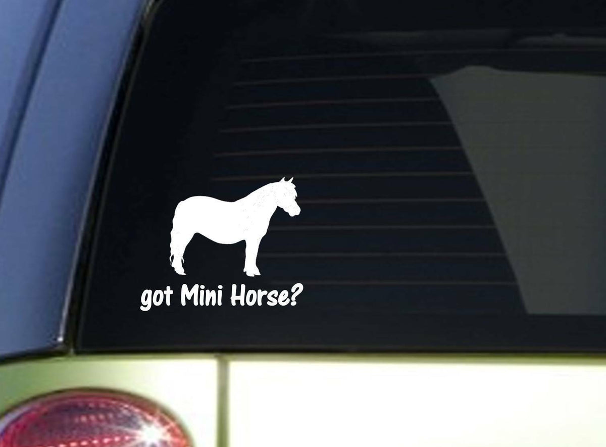 Got Miniature Horse Vinyl Decal – 7 Inch