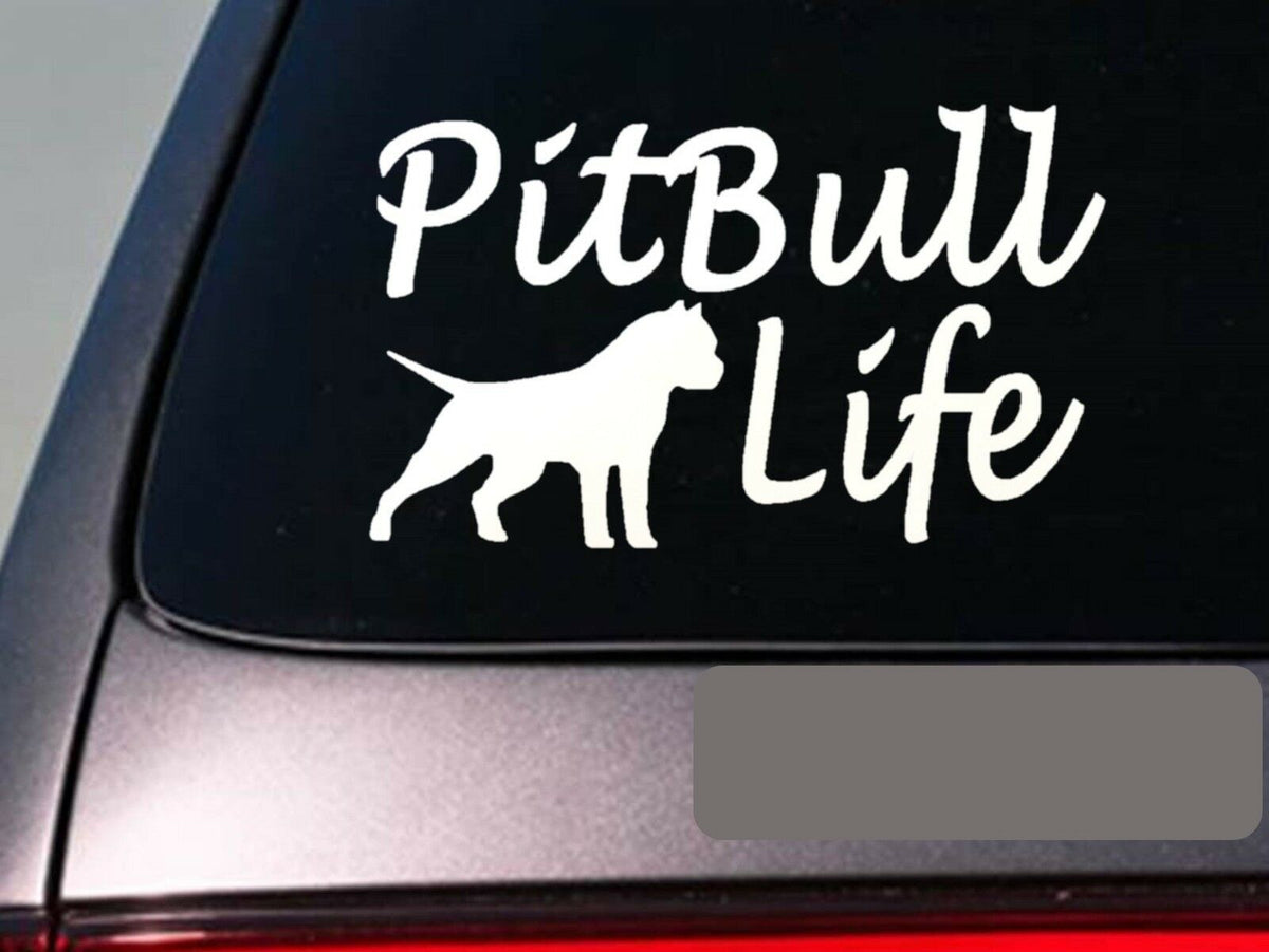 Pit Bull Life Vinyl Decal – 6 Inch