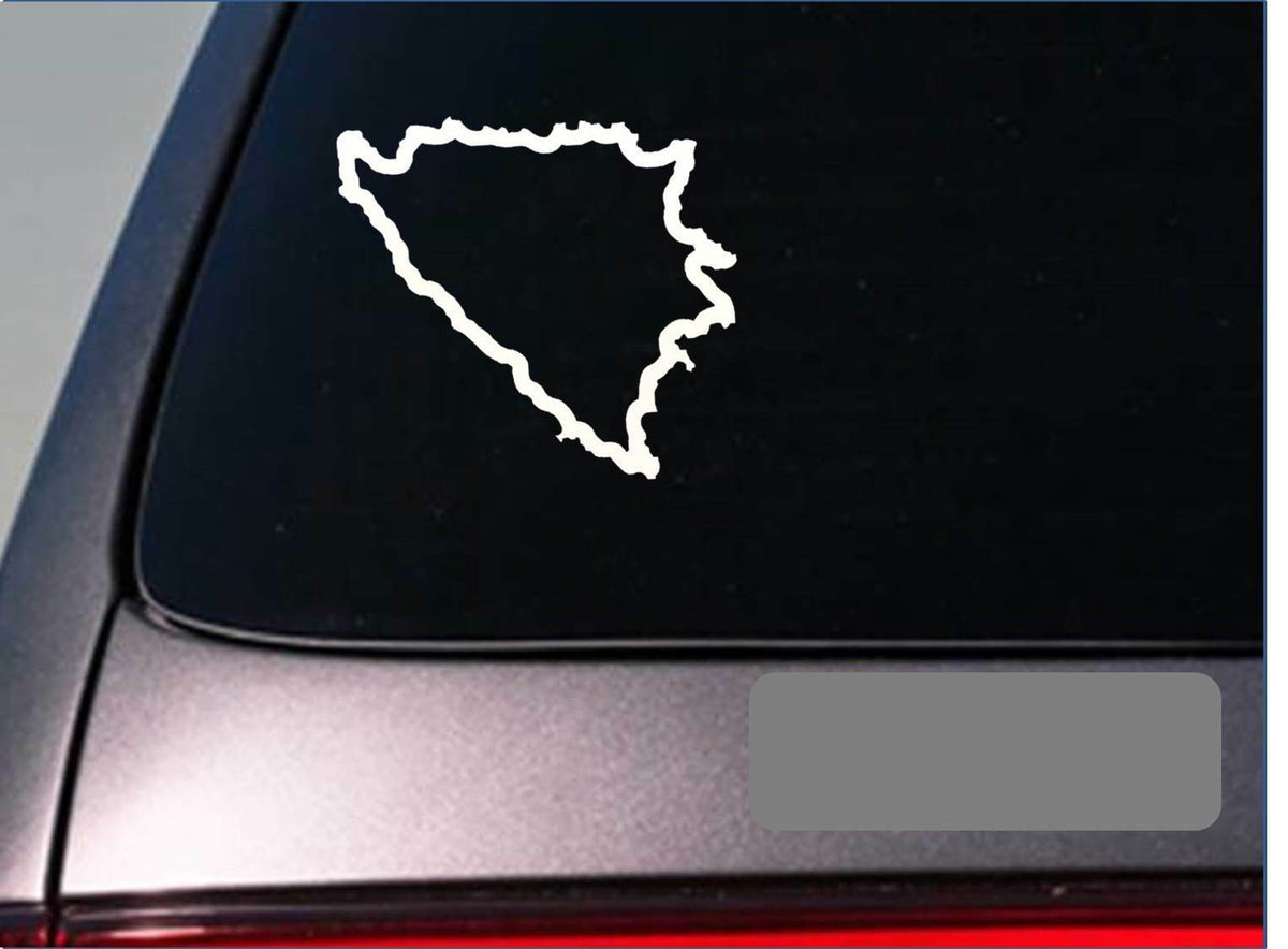 Bosnia and Herzegovina Country Vinyl Decal – 6 Inch