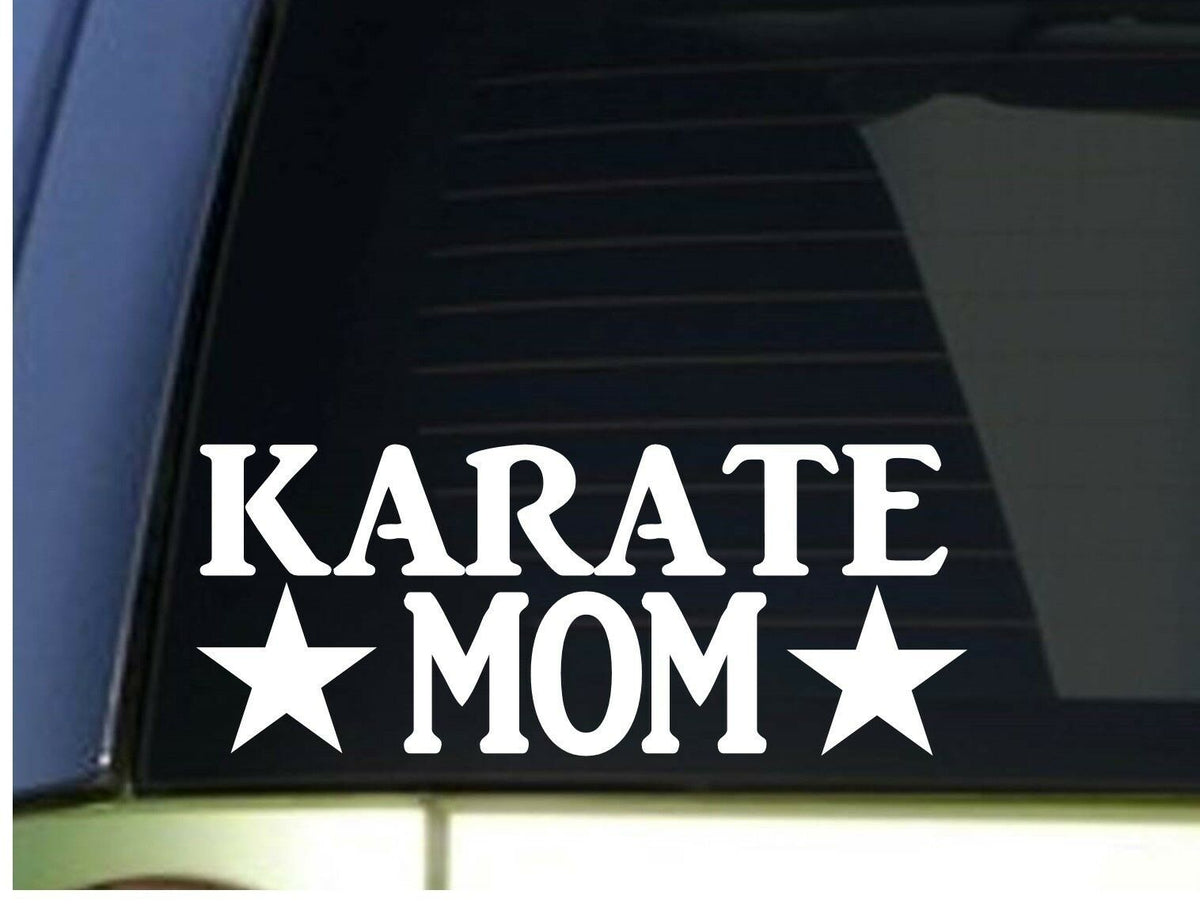 Karate Mom Vinyl Decal – 8.5 Inch