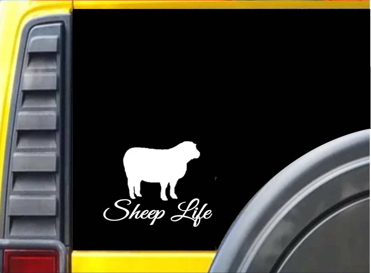 Sheep Life Vinyl Decal – 6 Inch