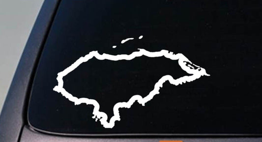 Honduras Country Vinyl Decal – 6 Inch