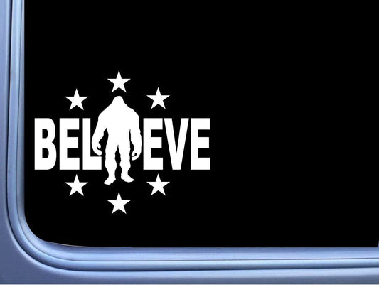 Bigfoot Believe Vinyl Decal – 8 Inch