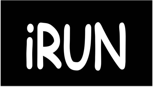 I Run Vinyl Decal – 8 Inch