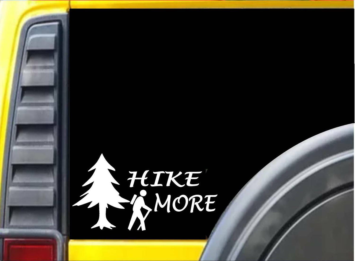 Hike More Vinyl Decal – 8 Inch