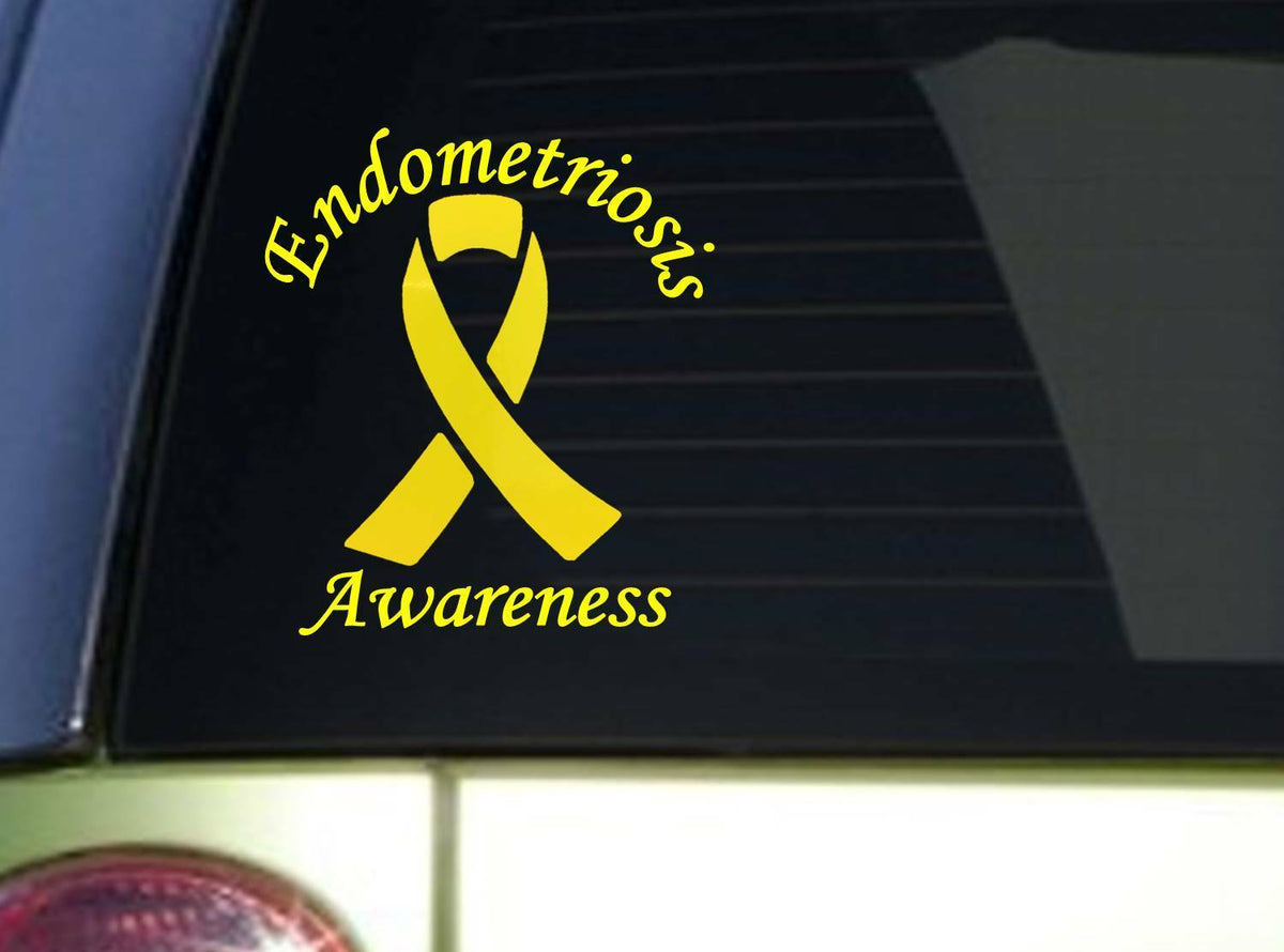 Endometriosis Awareness 6 X Vinyl Decal – 8 Inch