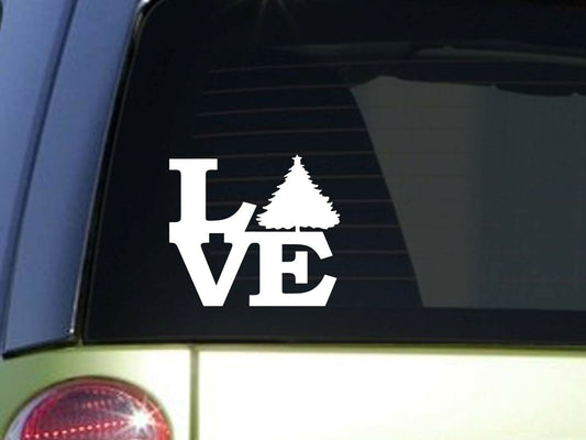 Christmas Tree Love Vinyl Decal – 6 Inch