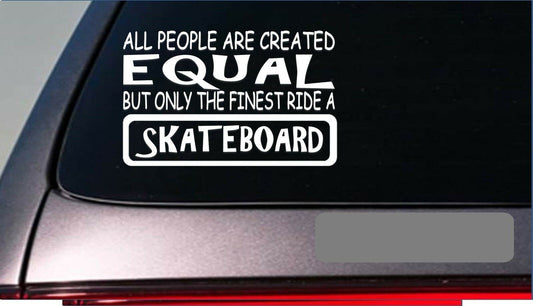 Skateboard Equal Vinyl Decal – 8 Inch