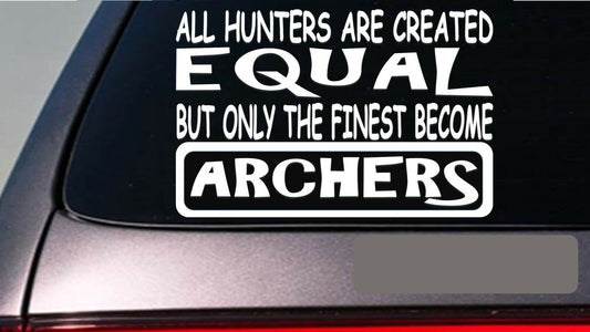 Archers All People Equal Vinyl Decal – 6 Inch
