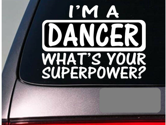 I'm a Dancer Dancing School Tap Shoes Vinyl Decal