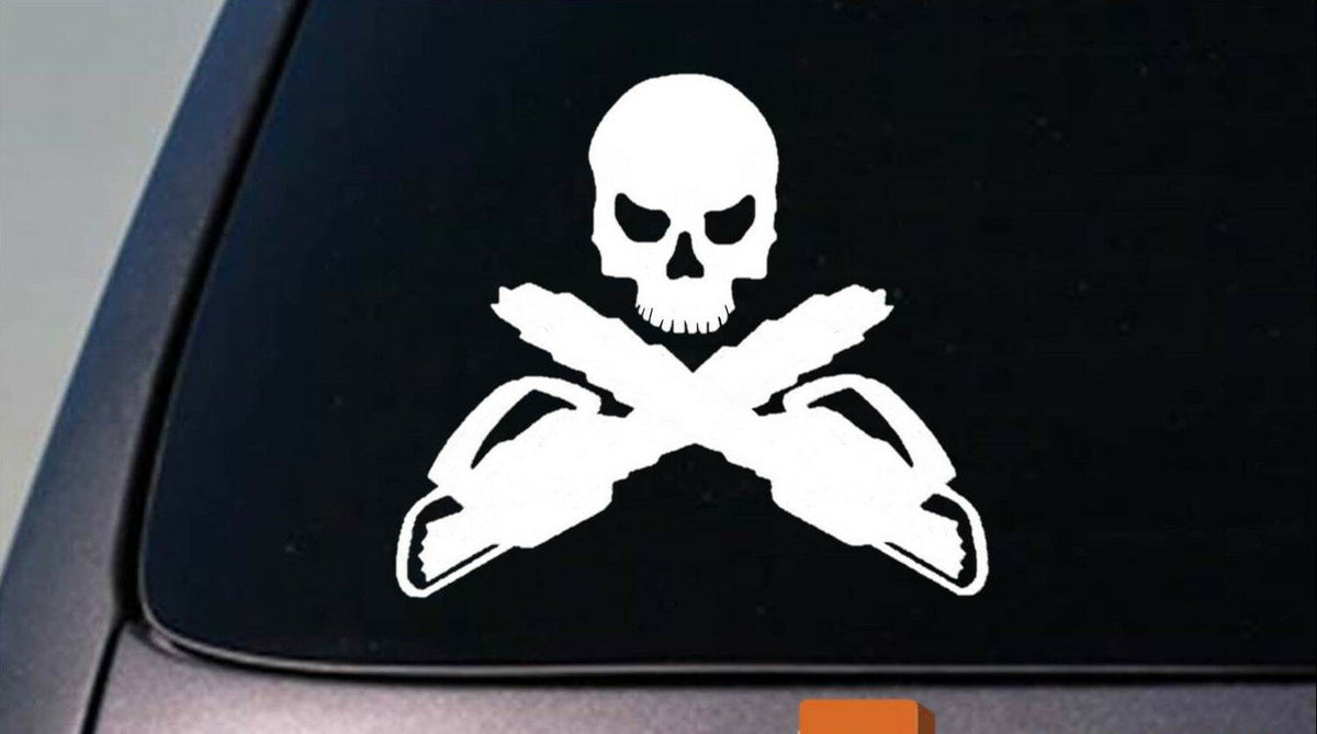 Logger's Crossbones Vinyl Decal