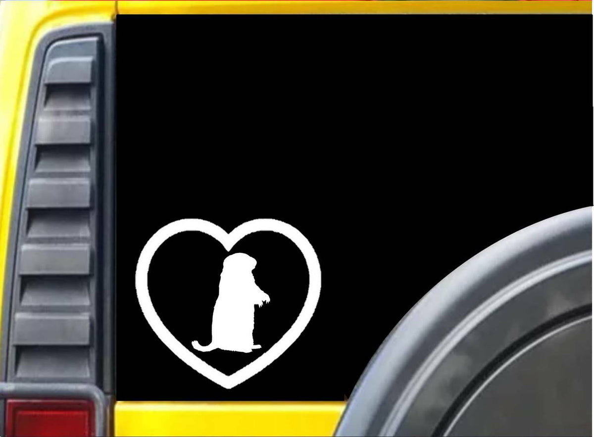 Groundhog Heart Marmot Vinyl Decal – 6 Inch