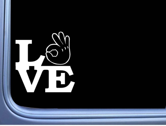 Love Circle Game Vinyl Decal – 6 Inch
