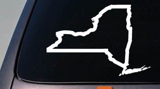 New York State Vinyl Decal – 6 Inch