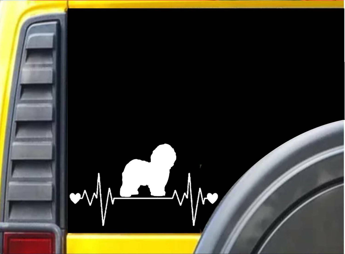 Old English Sheepdog Lifeline Dog Vinyl Decal – 8 Inch