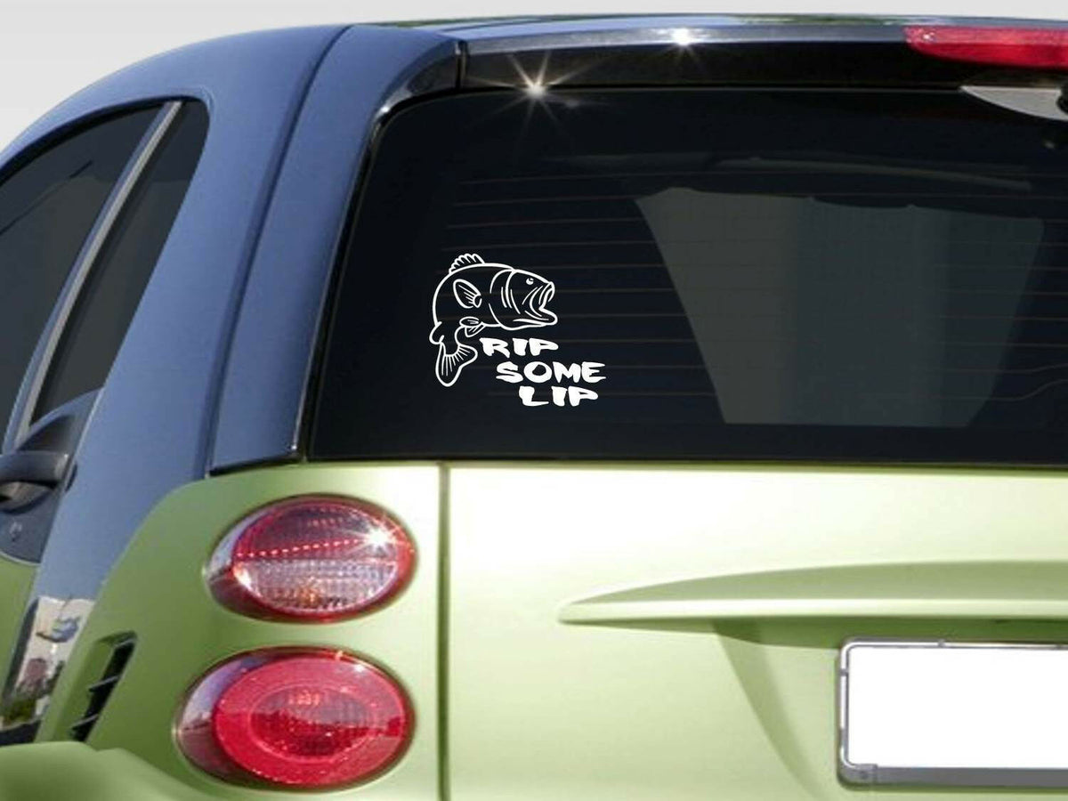 Rip Some Lip Vinyl Decal – 8 Inch