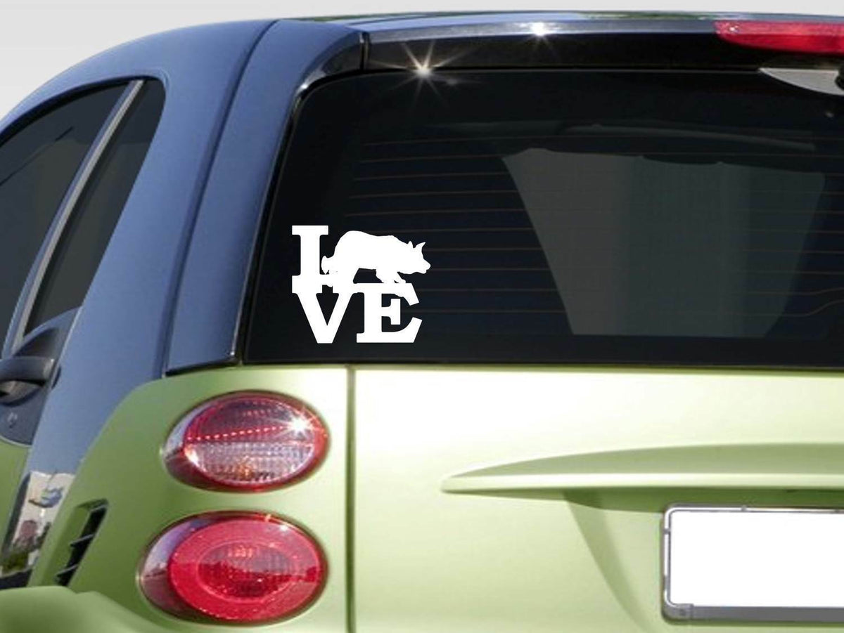 Border Collie Love Vinyl Decal – 6 Inch