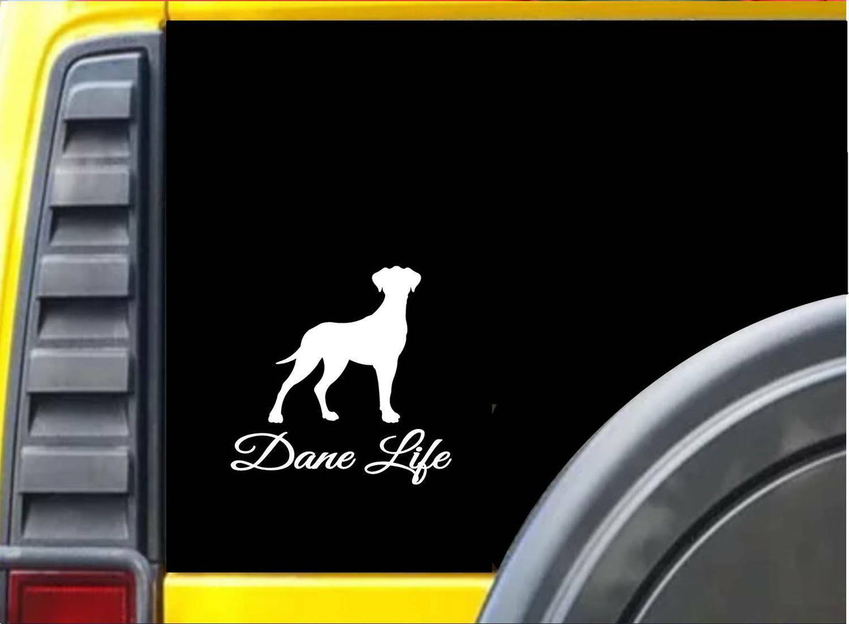 Great Dane Life Vinyl Decal – 6 Inch