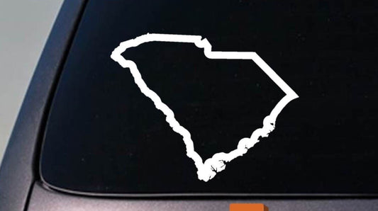 South Carolina State Vinyl Decal – 6 Inch