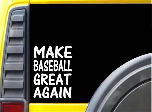 Make Baseball Great Again Vinyl Decal – 8 Inch