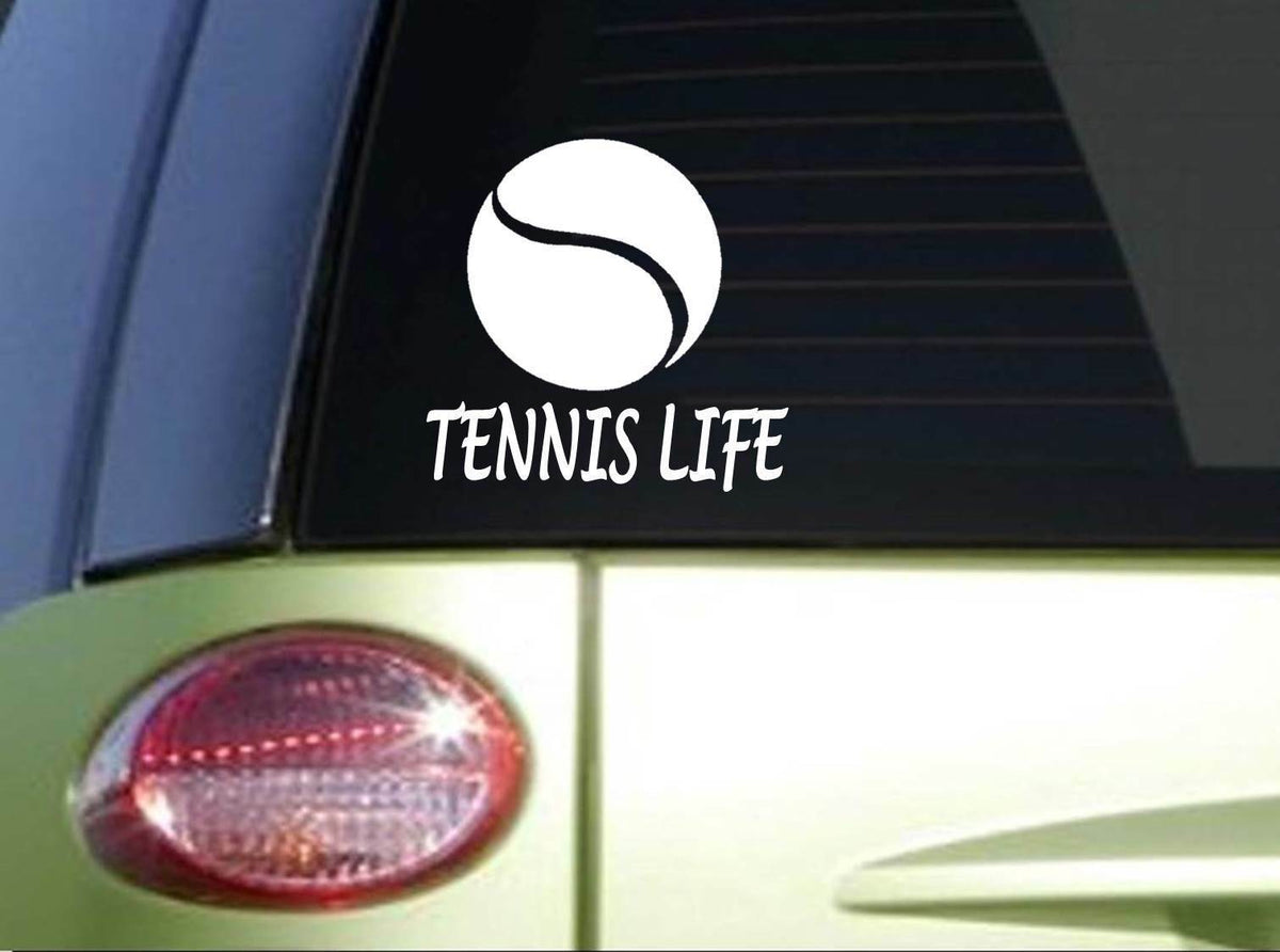 Tennis Life Vinyl Decal – 7 Inch