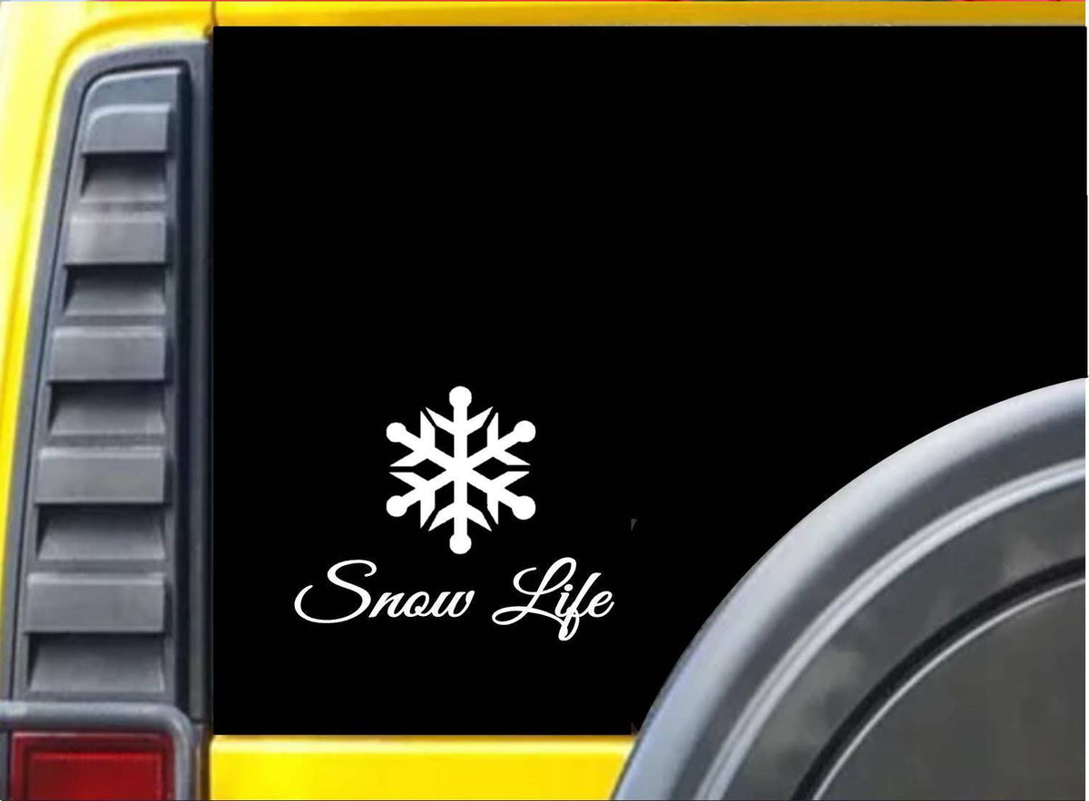 Snow Life Vinyl Decal – 8 Inch