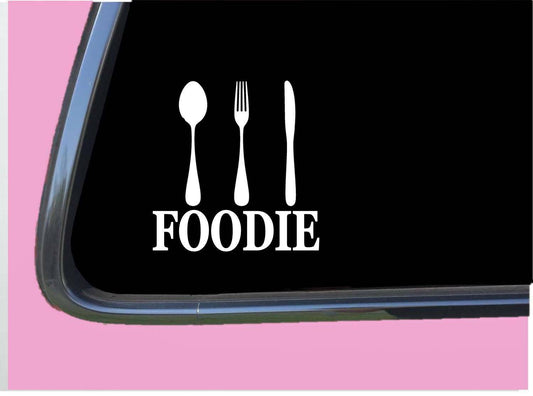 Foodie Vinyl Decal – 6 Inch