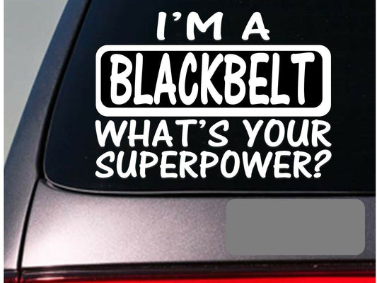 I'm a Blackbelt Vinyl Decal
